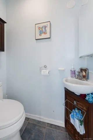 a bathroom with a sink and a toilet
