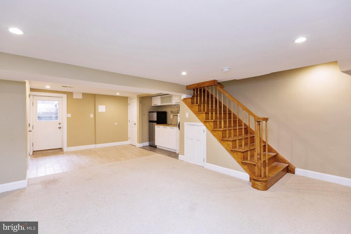 1348 Rittenhouse Street Northwest Washington, DC 20011 - Photo 21 of 27 Rec Room w/ Kitchenette and 2nd Washer/Dryer Unit