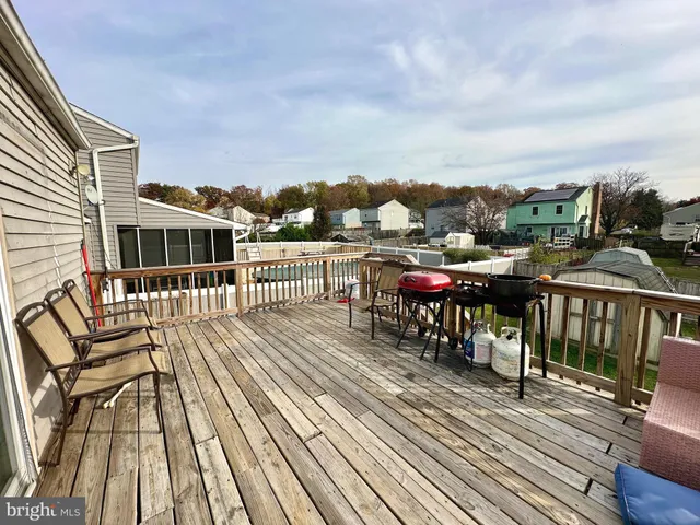 a view of a terrace with chairs