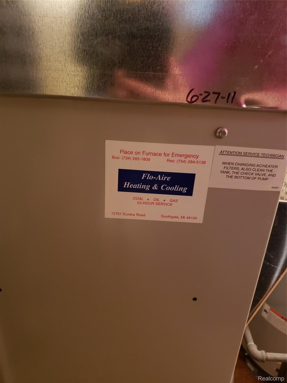 14916 Reeck Road Southgate, MI 48195 - Photo 52 of 55 Flo Aire furnace
