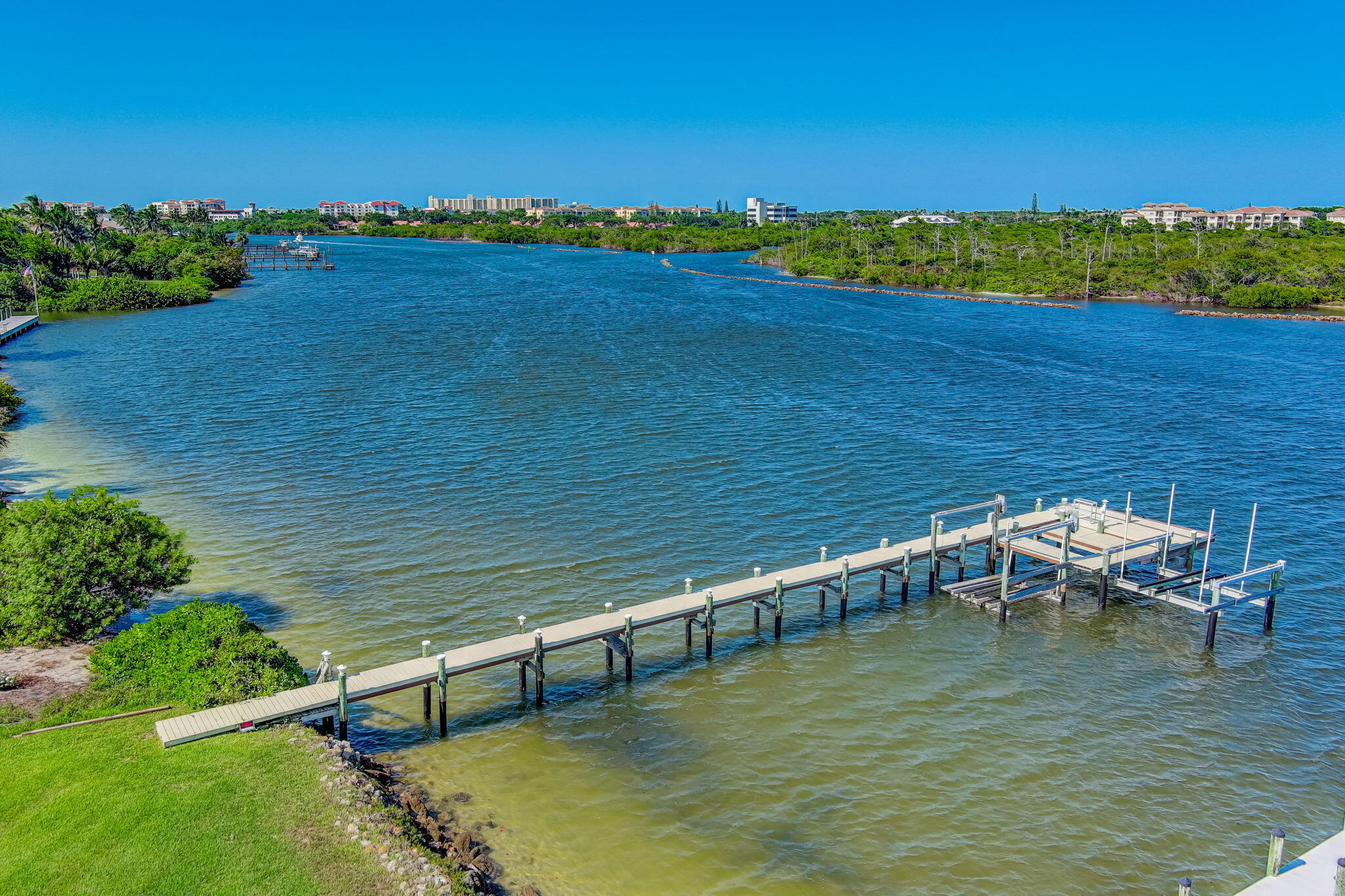16334 Port Dickinson Drive Jupiter, FL 33477 - Photo 2 of 50 private dock