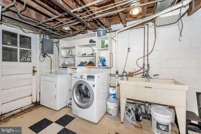 front view of a house with a fence