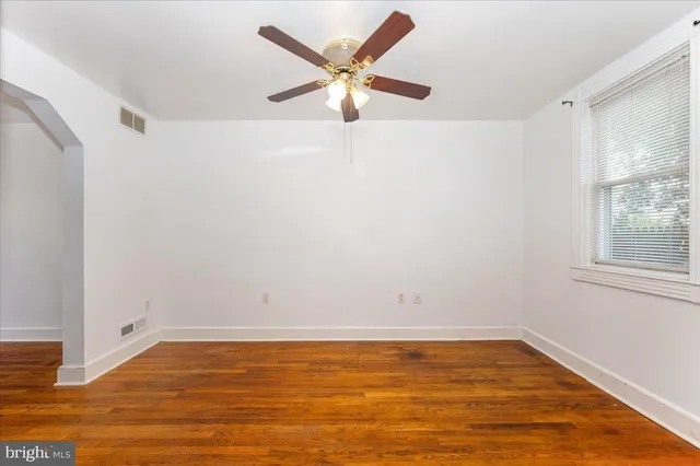 wooden floor in an empty room