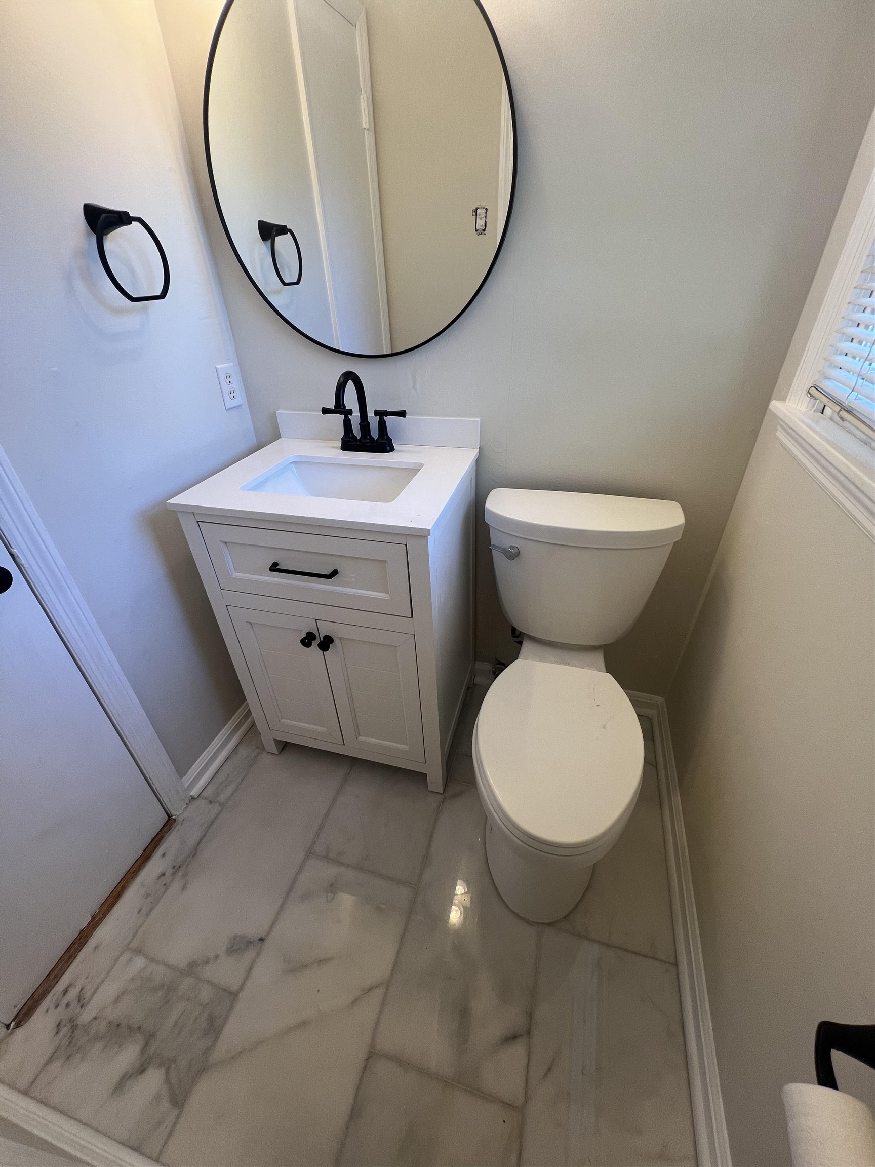 5131 Verne Road Memphis, TN 38117 - Photo 27 of 35 Bathroom featuring tile patterned flooring, toilet, and vanity