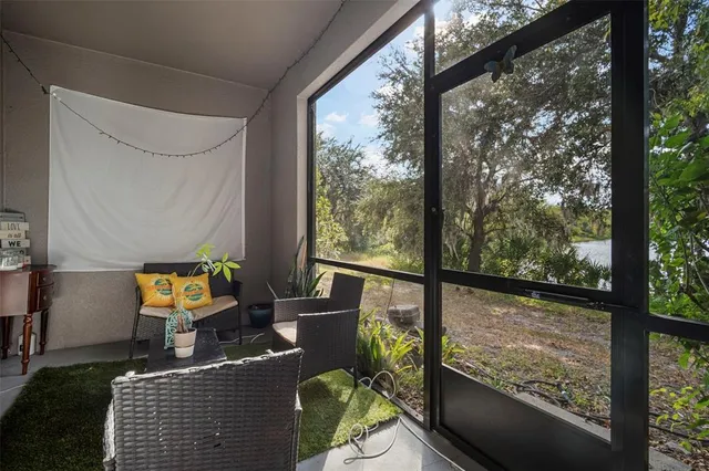 a living room filled with furniture