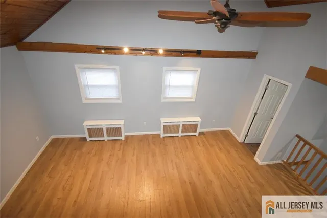 a close view of closet