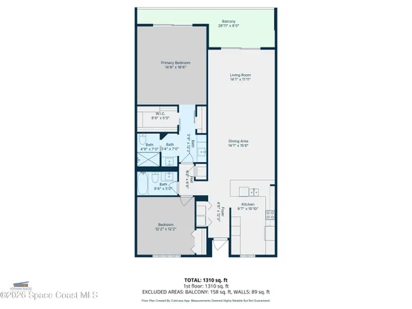 $649,000 | 2815 South Atlantic Avenue, Unit 504, Cocoa Beach, FL 32931