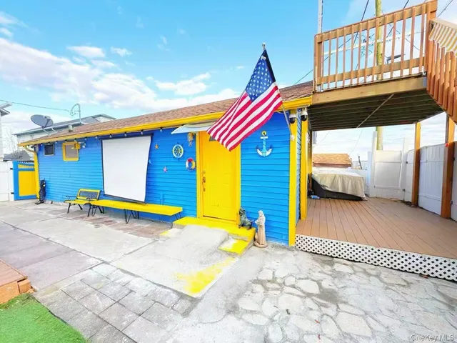 a view of swimming pool with patio