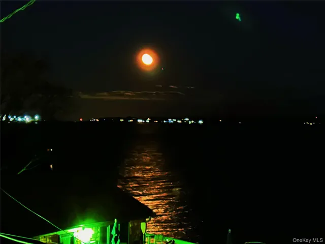 a sunset view with sitting space