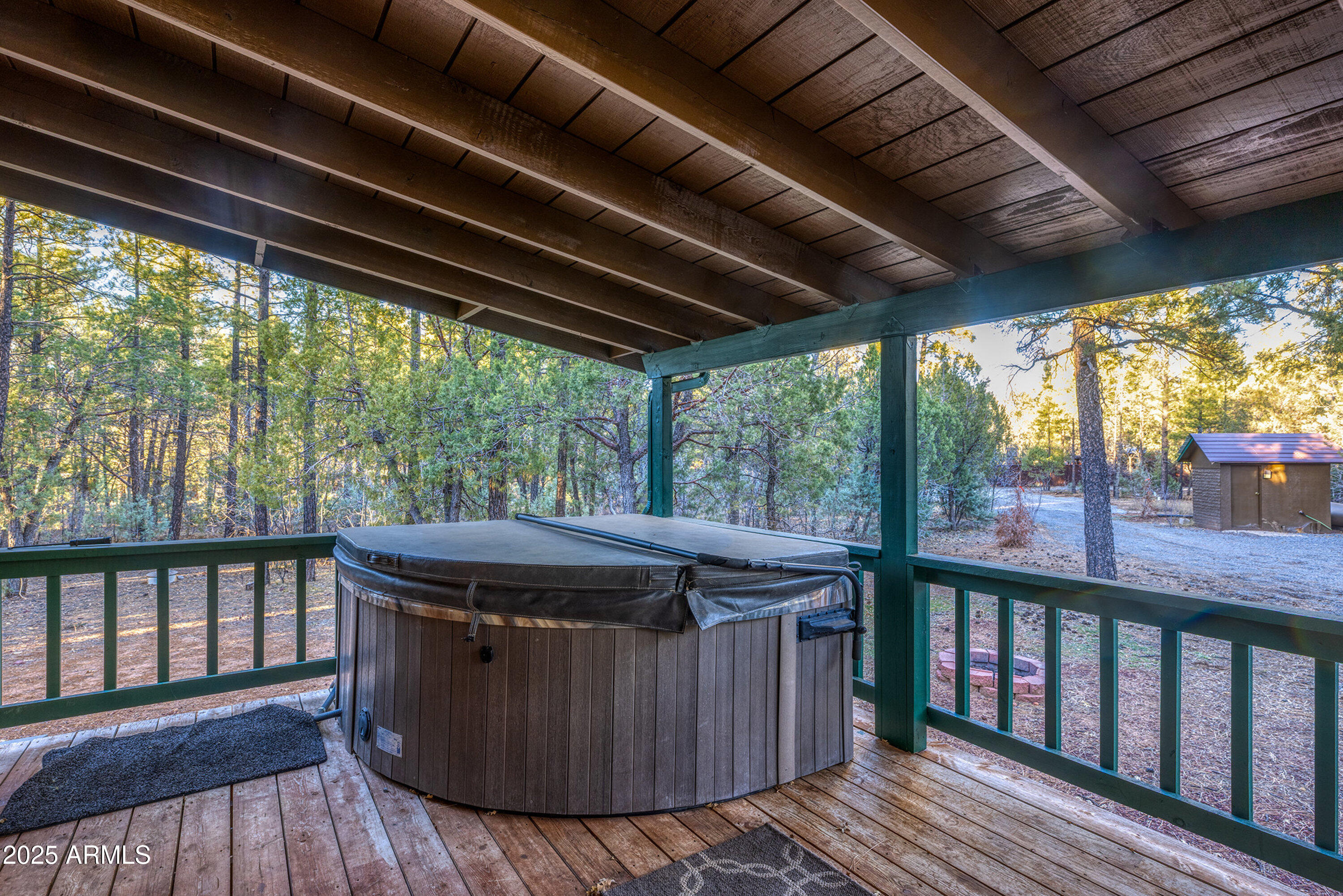 3400 Goodwill Lane Lakeside, AZ 85929 - Photo 13 of 43 a view of porch with wooden floor