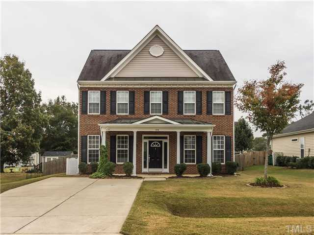 108 Hardaway Point Clayton, NC 27527 - Photo 1 of 21 a front view of a house with a yard