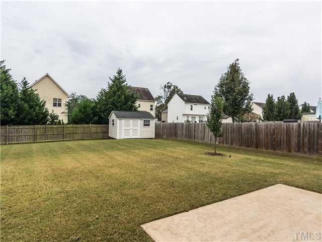 108 Hardaway Point Clayton, NC 27527 - Photo 20 of 21 a view of a backyard