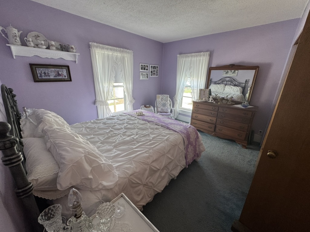 401 West 10th Street Sterling, IL 61081 - Photo 23 of 35 a bedroom with a bed and wooden floor