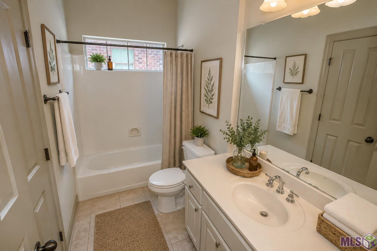 8602 Foxfield Drive Baton Rouge, LA 70809 - Photo 42 of 55 Virtual Hall Bath Staging
