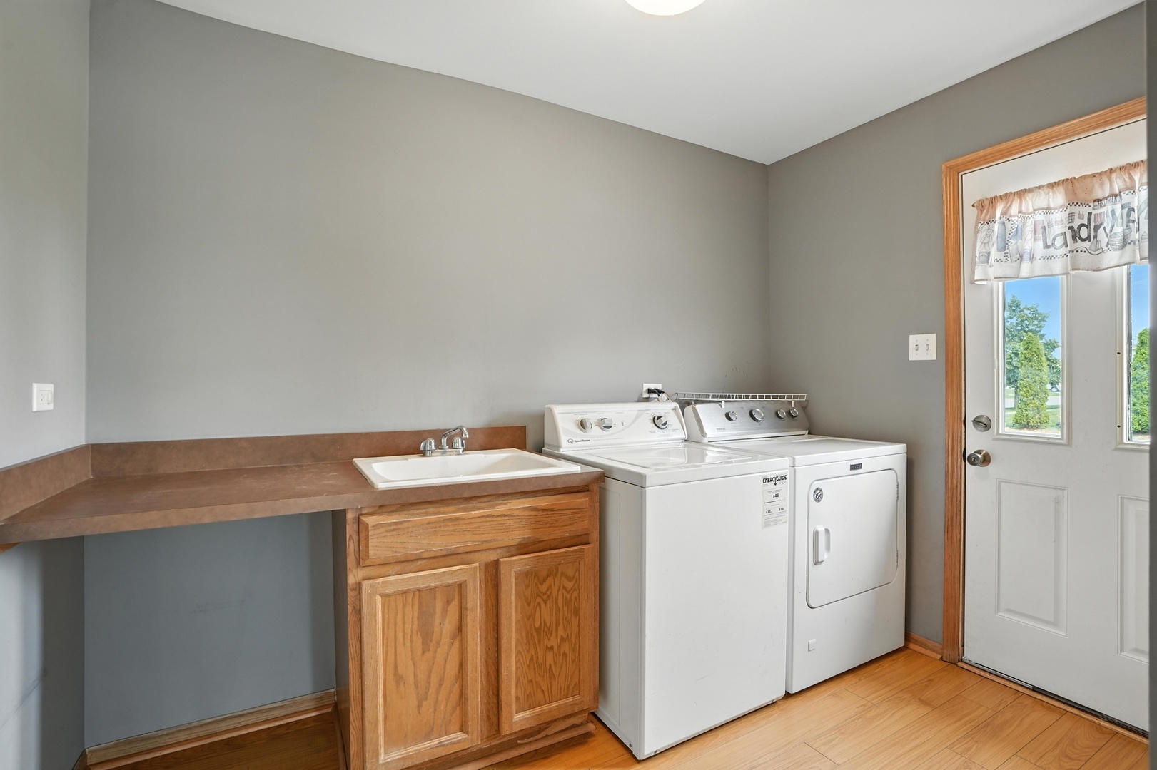 1665 Fox Hound Trail Beecher, IL 60401 - Photo 13 of 34 a utility room with dryer and washer