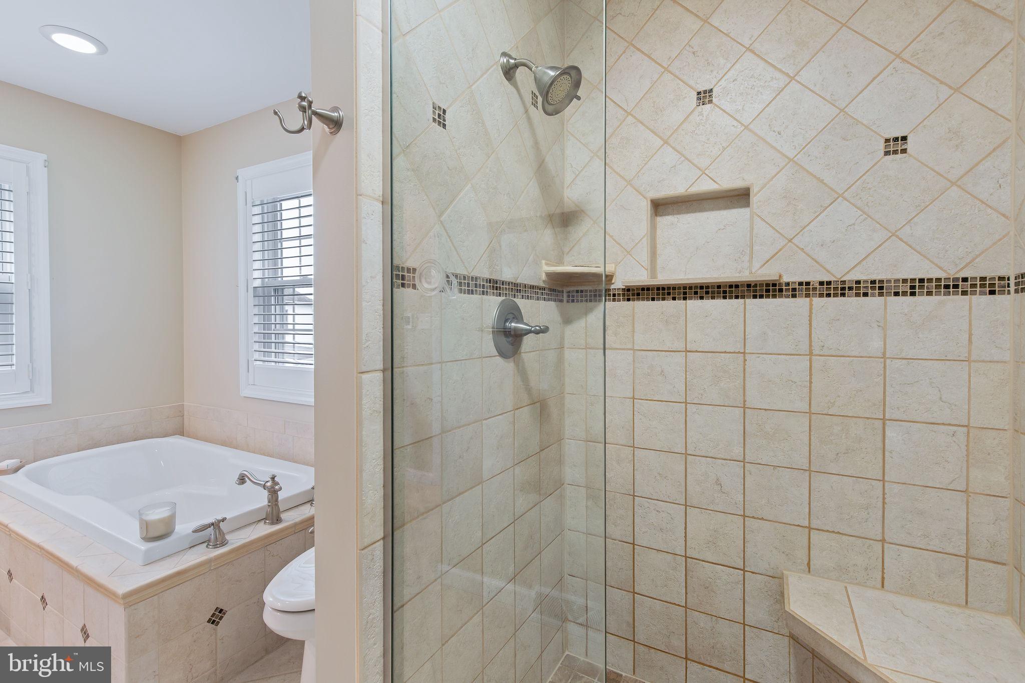 716 Steeplechase Road Landisville, PA 17538 - Photo 19 of 32 Soaking Tub and Tiled Shower