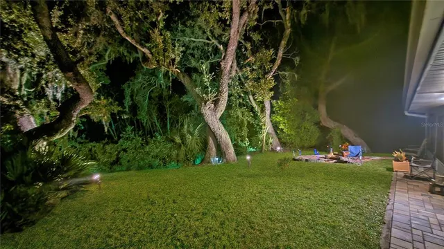 a view of an outdoor space and a lake view