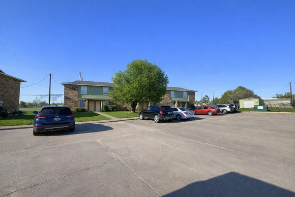 a car parked in front of a house