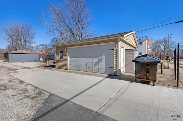 a view of a house with a patio