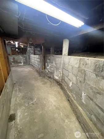 a view of parking garage
