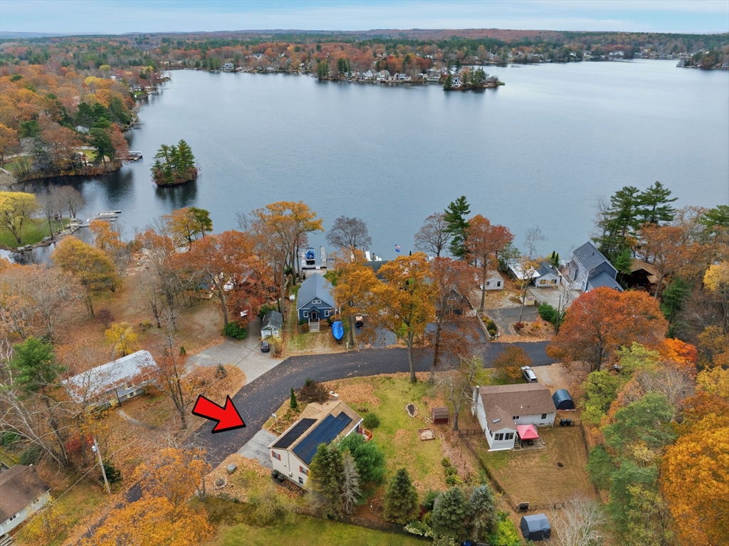 26 Wakefield Avenue Webster, MA 01570 - Photo 38 of 42 an aerial view of beach and residential houses with outdoor space