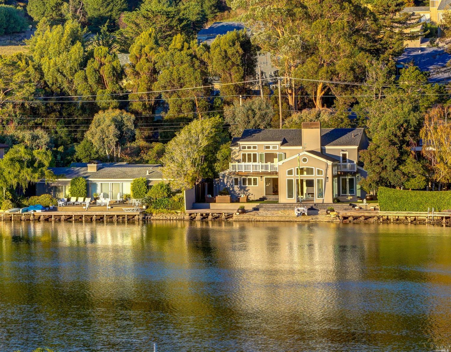 38 Lagoon Road Belvedere, CA 94920 - Photo 1 of 1 a view of a lake with boats and trees