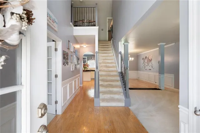 a view of an entryway