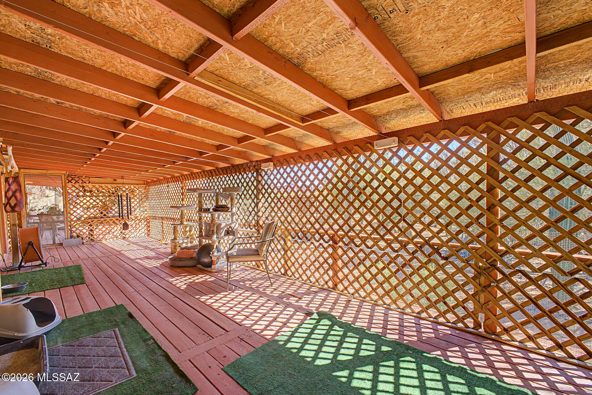 6225 North Van Ark Road Tucson, AZ 85743 - Photo 30 of 45 Enclosed patio off dining room