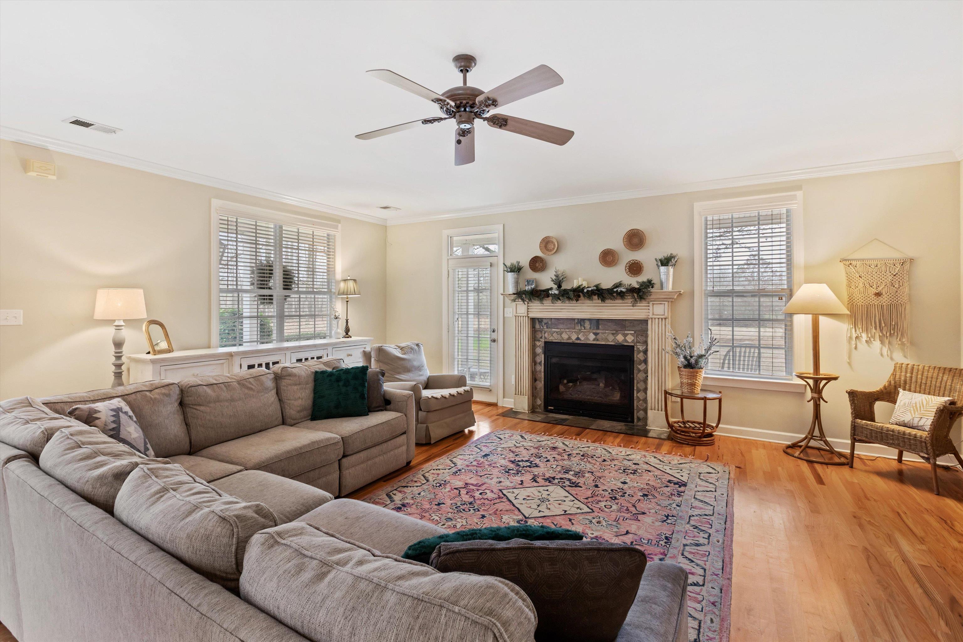 2789 North Collierville Arlington Road Eads, TN 38028 - Photo 8 of 34 a living room with furniture and a fireplace