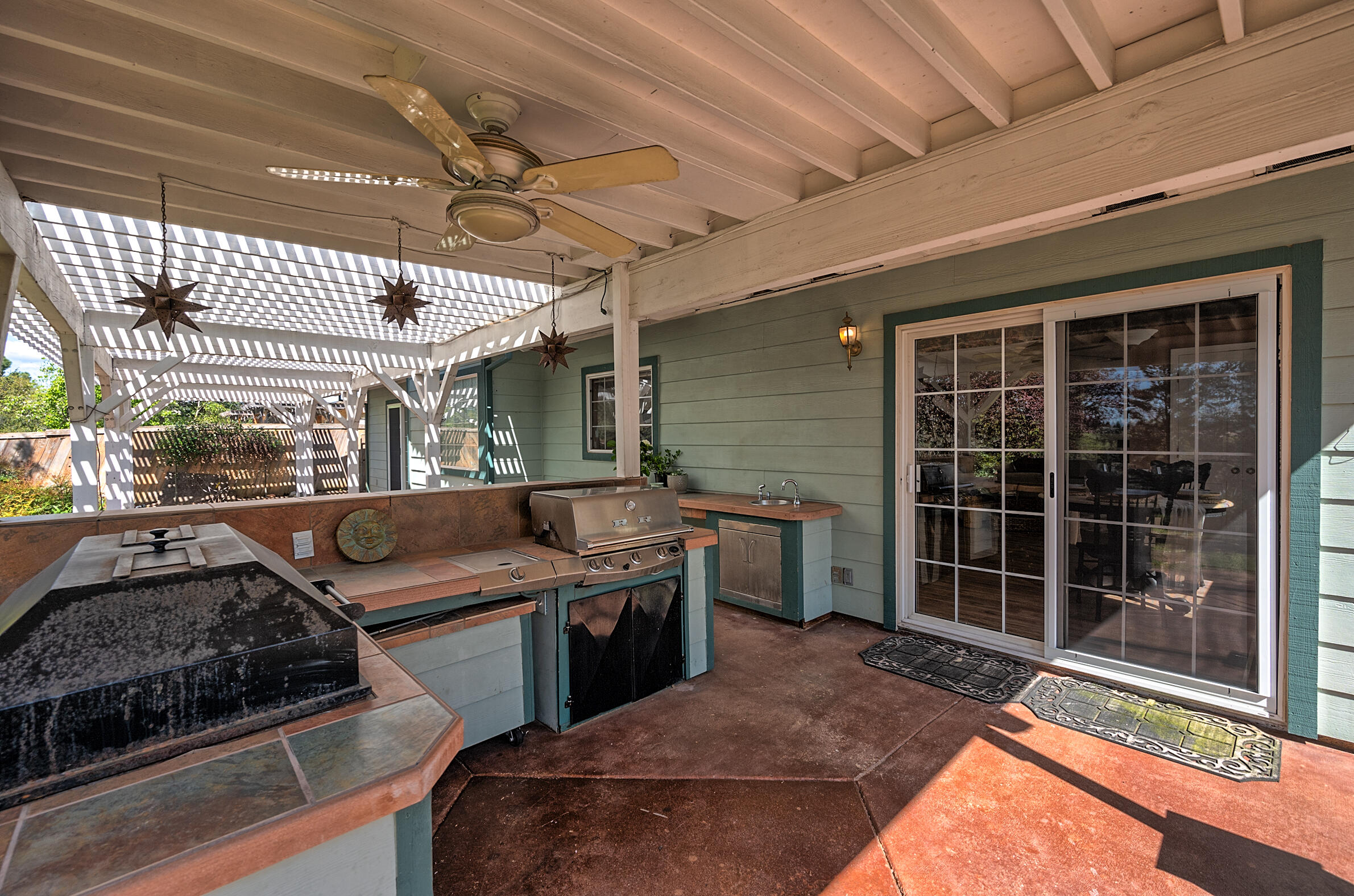 2885 Starlight Boulevard Redding, CA 96001 - Photo 36 of 51 a view of a kitchen with a sink and a large window