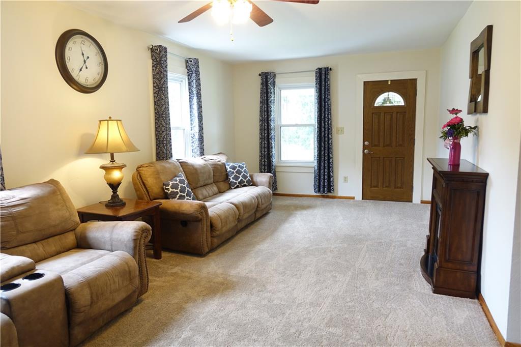 307 South Duffy Road Butler, PA 16001 - Photo 3 of 25 Spacious Living Room with newer carpeting