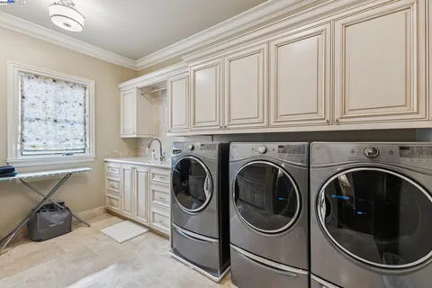 a outdoor living space with furniture and city view