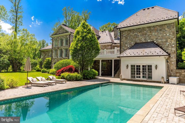 a swimming pool with outdoor view