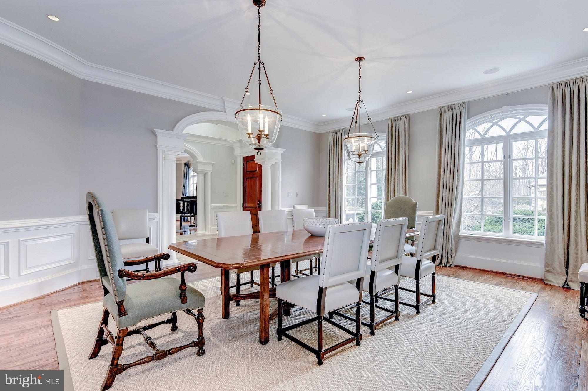 7712 Georgetown Pike McLean, VA 22102 - Photo 8 of 35 a view of a dining room with furniture window and outside view