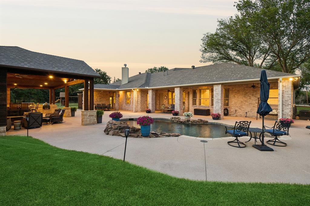 1135 Copper Canyon Road Copper Canyon, TX 76226 - Photo 5 of 40 Resort-Style Backyard Featuring Expansive Custom Pavilion