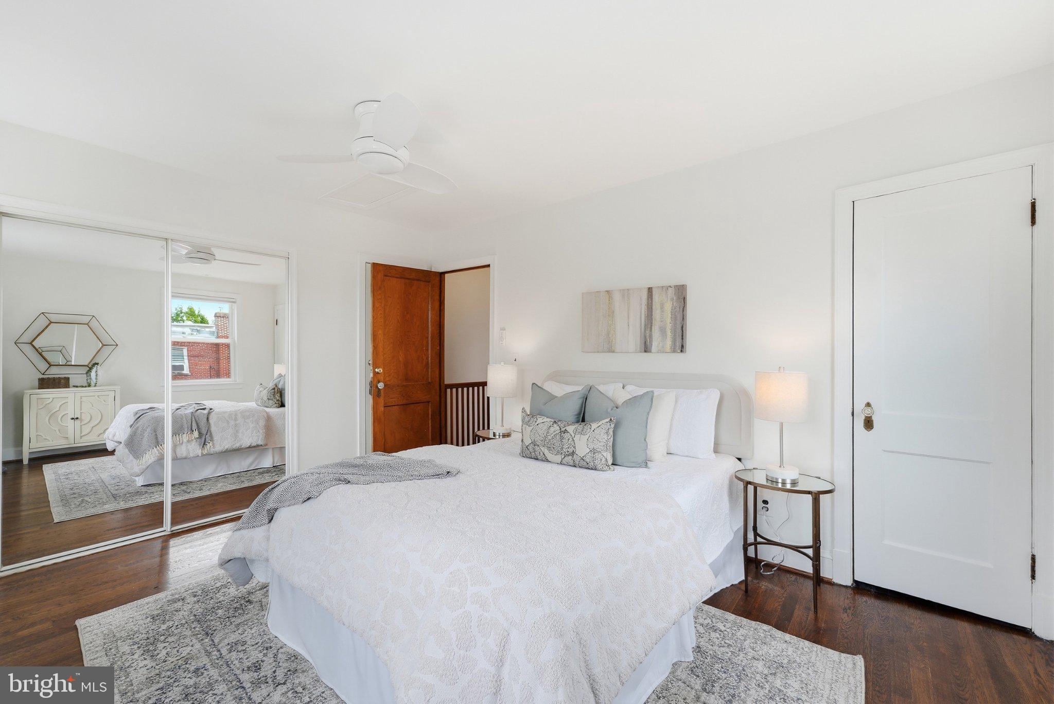 11 Hamilton Street Northeast Washington, DC 20011 - Photo 9 of 17 Two closets in primary bedroom