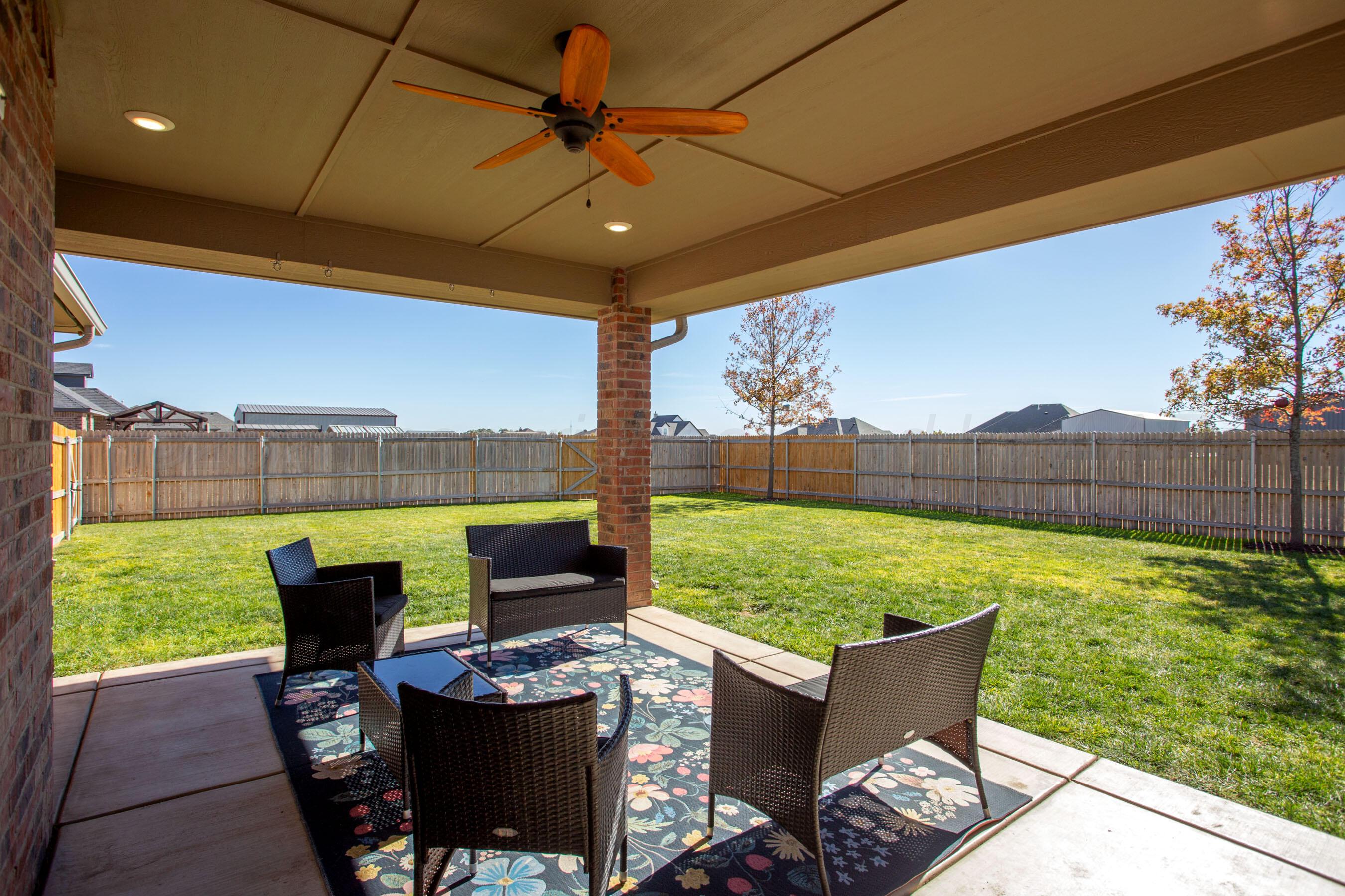 9551 Yesterday Lane Amarillo, TX 79119 - Photo 45 of 53 a outdoor living space with furniture and garden view