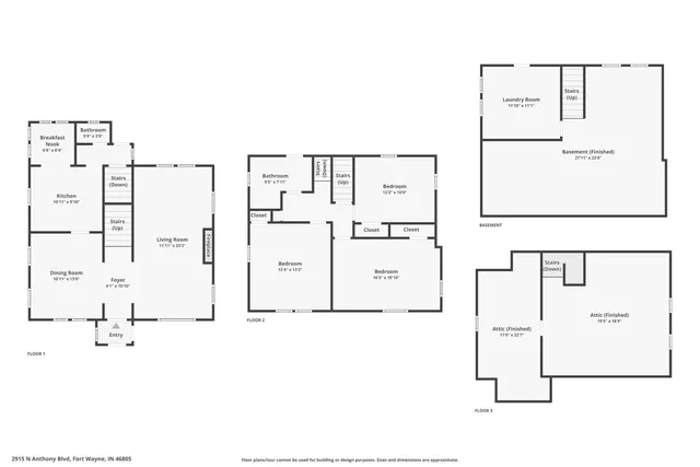 $259,900 | 2915 North Anthony Boulevard, Fort Wayne, IN 46805
