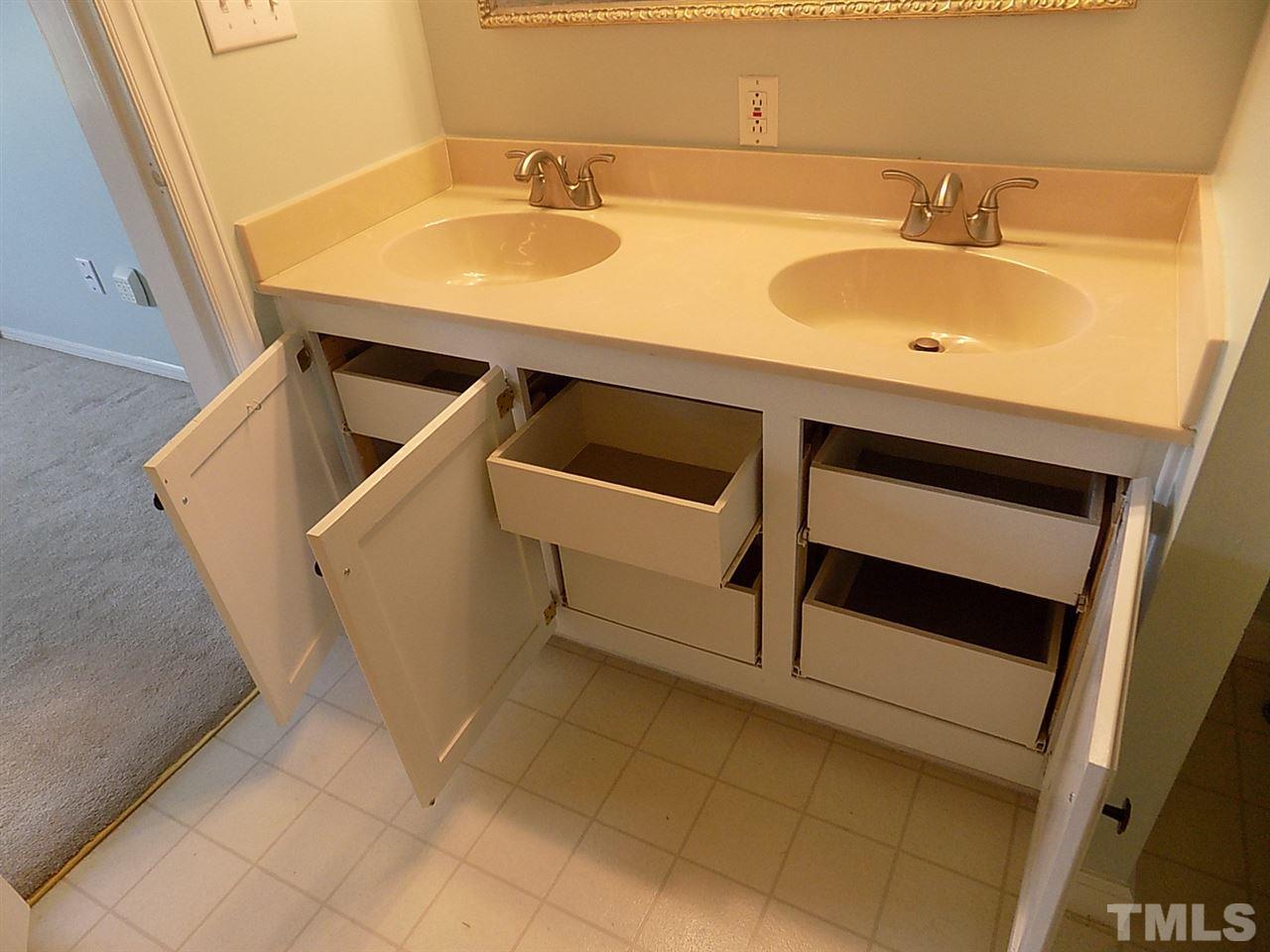 1111 Cole Road Clayton, NC 27520 - Photo 15 of 25 Pull outs in vanity cabinets