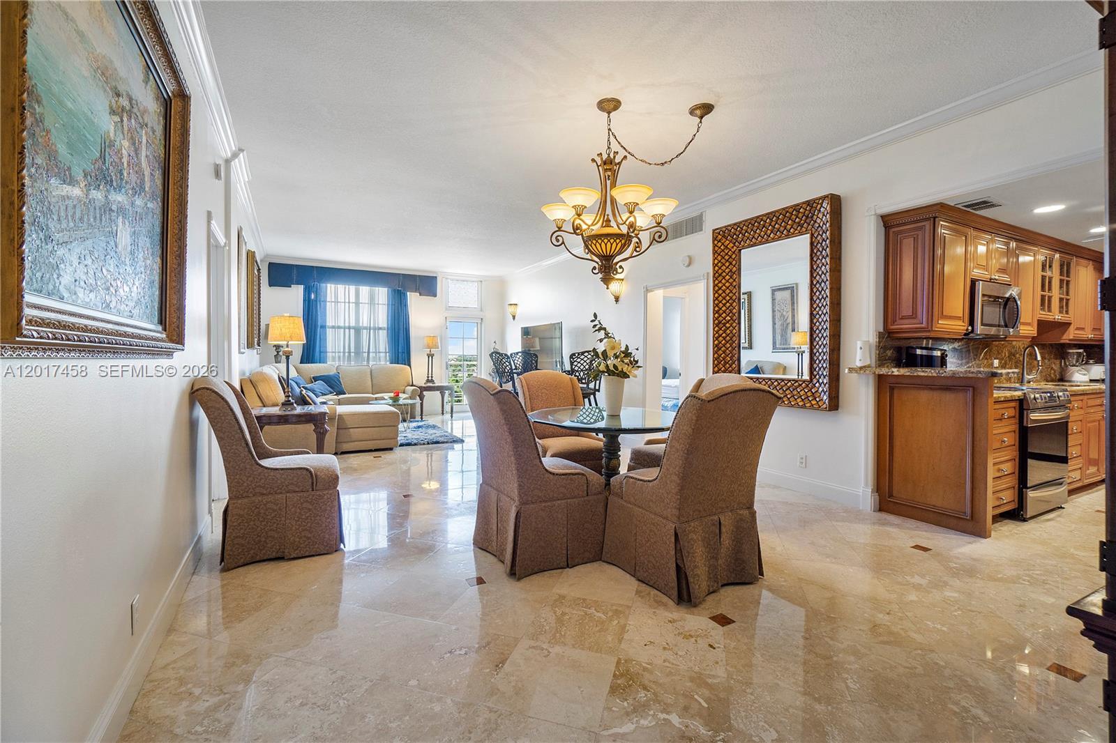 2851 South Ocean Boulevard, Unit 7U Boca Raton, FL 33432 - Photo 4 of 15 a view of a dining room with furniture