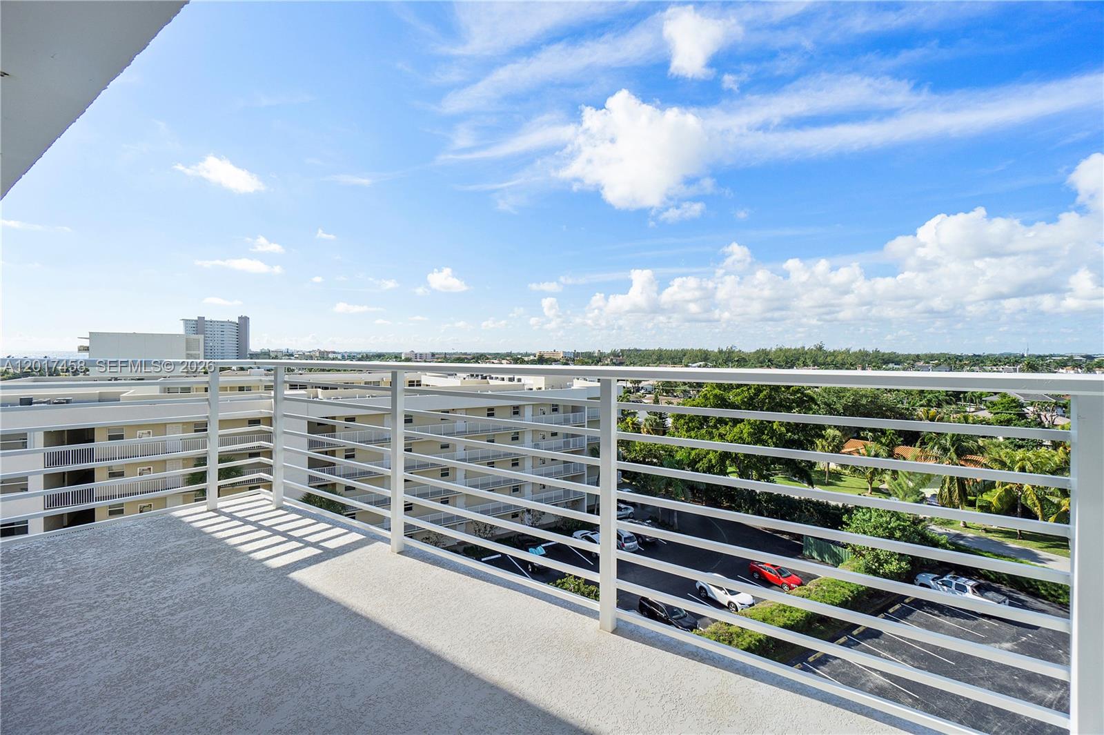 2851 South Ocean Boulevard, Unit 7U Boca Raton, FL 33432 - Photo 9 of 15 a view of a balcony with city view