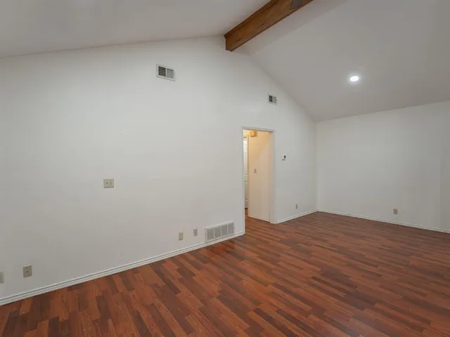 wooden floor in a room