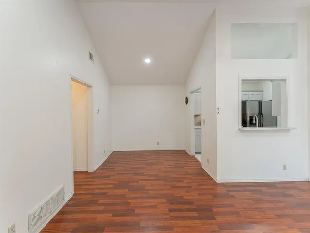 a view of an empty room