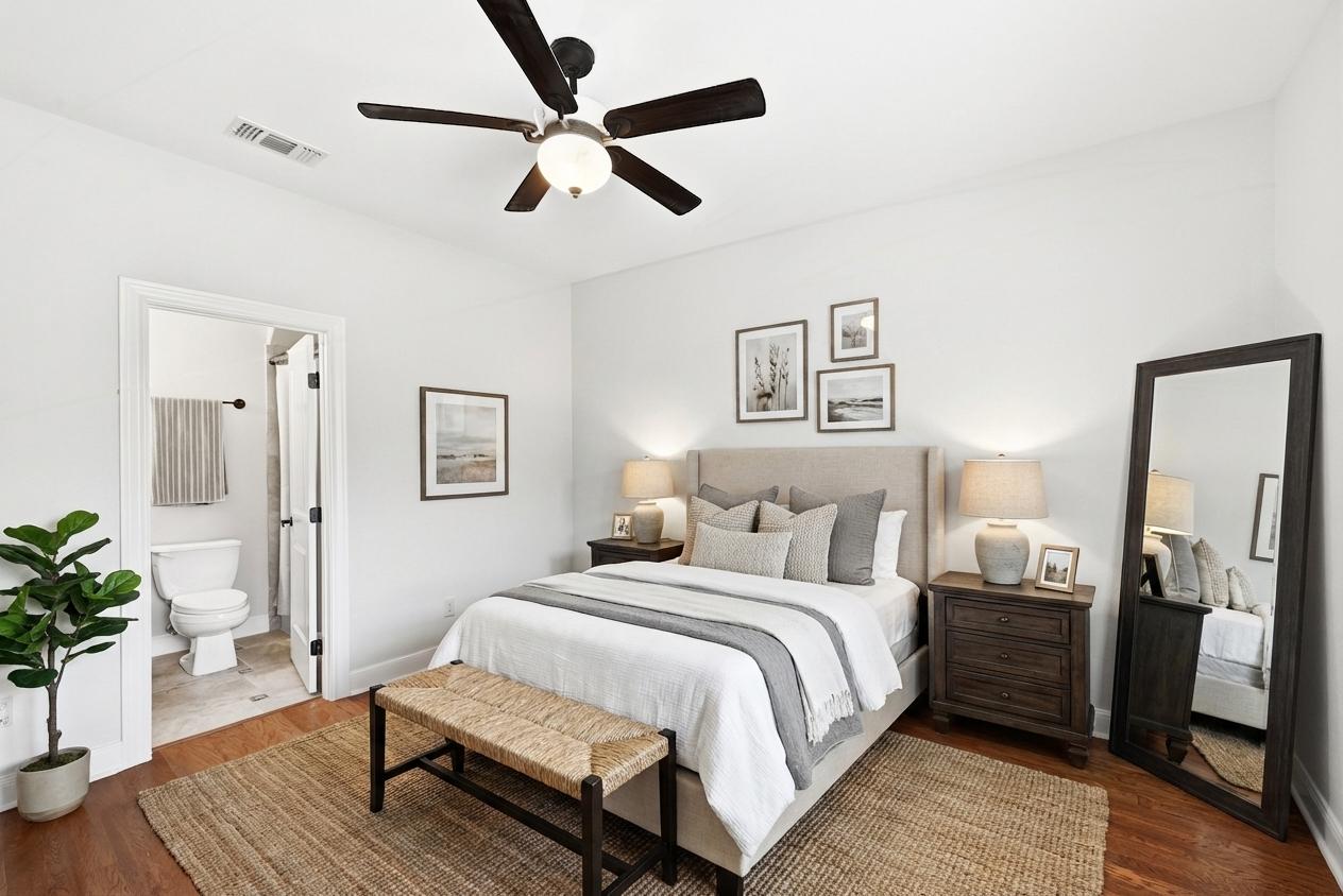 140 Winchester Road Bastrop, TX 78602 - Photo 29 of 35 En-suite Bedroom located near kitchen side