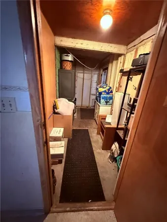 a view of a kitchen and dining room