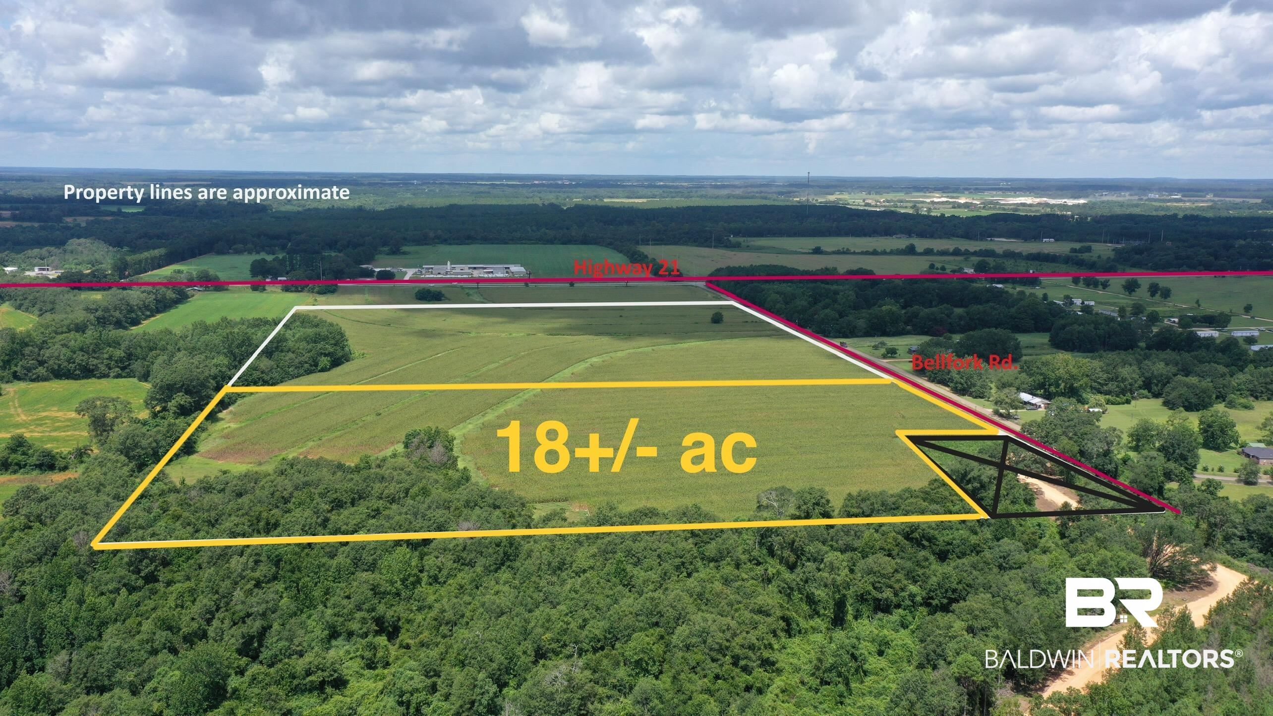 3 Highway 21 Atmore, AL 36502 - Photo 1 of 18 Birds eye view of property