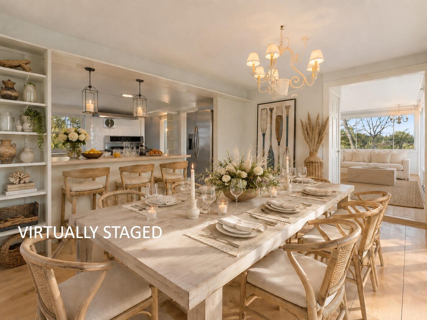 181 Rock Harbor Road Orleans, MA 02653 - Photo 11 of 16 a view of a dining room and livingroom