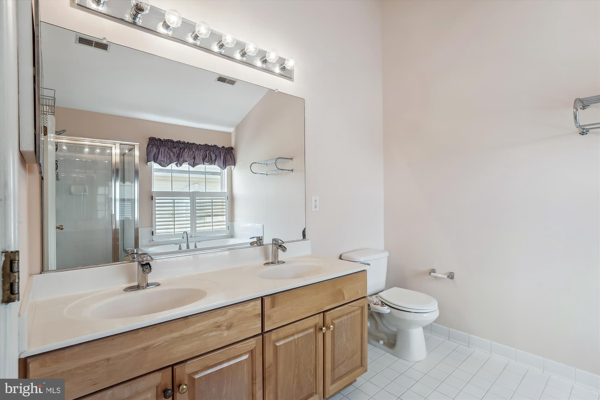 43536 Gabriel Square Chantilly, VA 20152 - Photo 15 of 53 a bathroom with a sink a toilet and shower