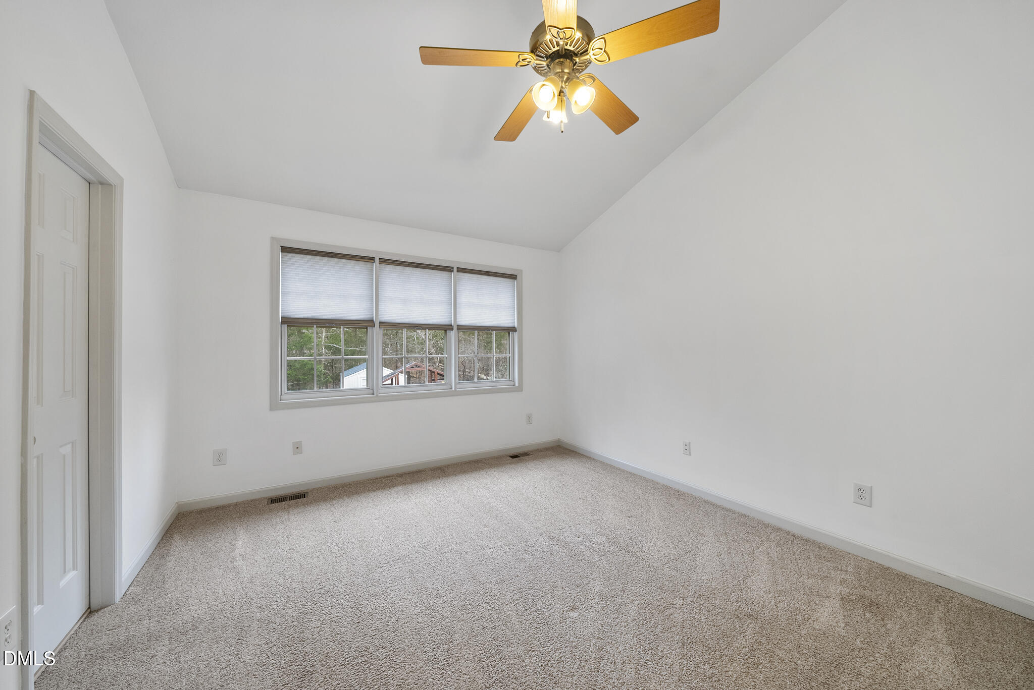 6 Stone Mill Place Durham, NC 27712 - Photo 22 of 44 an empty room with windows and fan