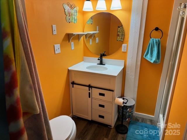 109 Hide-A-Way Trail Mount Gilead, NC 27306 - Photo 4 of 15 a bathroom with a sink and a mirror